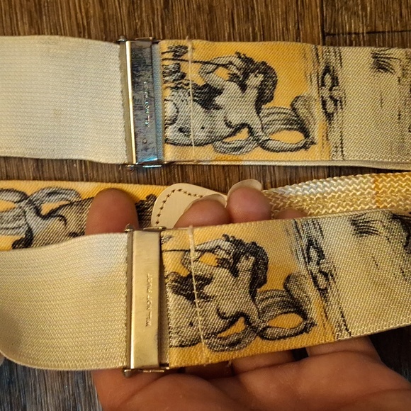 Rare Vintage Nymph Aphrodite Suspenders Braces. Made in England - Picture 13 of 15